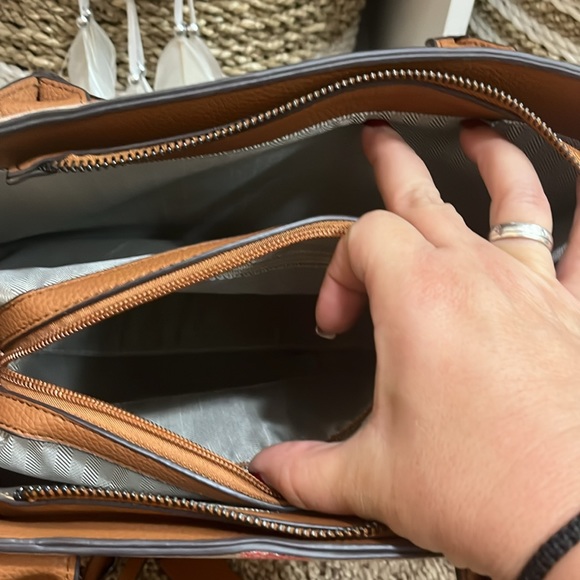 Brand new “designer inspired” handbag. Lots of compartments and zipper closure. - Picture 2 of 5